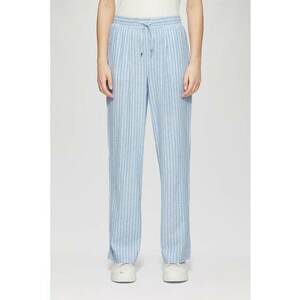 Pantaloni din amestec de in cu dungi imagine