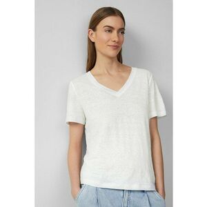 Tricou uni de in cu decolteu in V imagine