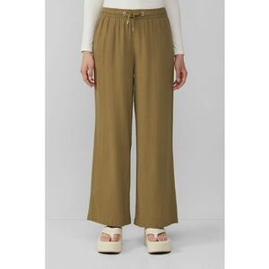 Pantaloni drepti din amestec de in imagine
