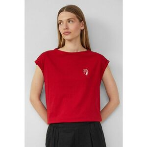 Tricou cu decolteu barcuta imagine