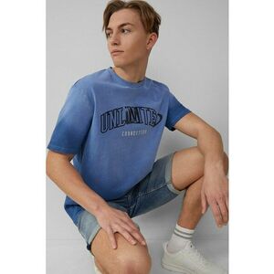 Tricou de bumbac cu imprimeu text imagine