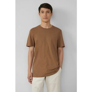 Tricou de bumbac cu decolteu la baza gatului imagine