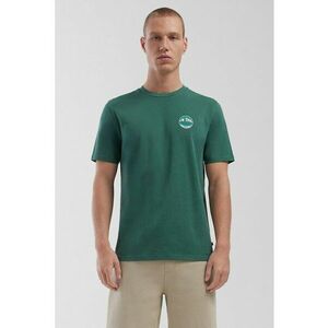 Tricou de bumbac cu decolteu la baza gatului imagine