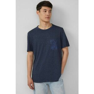 Tricou lejer cu imprimeu discret pe piept imagine