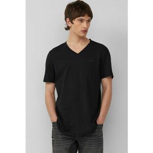 Tricou uni cu decolteu in V imagine