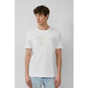 Tricou cu imprimeu logo metalic imagine