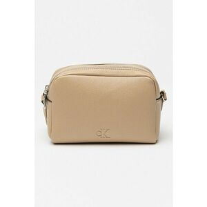 Geanta crossbody de piele ecologica cu bareta logo imagine