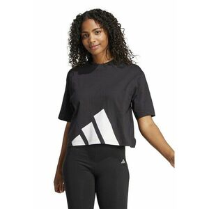 Tricou boyfriend crop lejer imagine