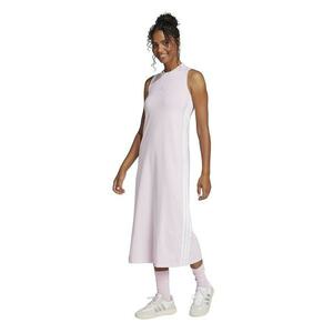 Rochie lunga din amestec de bumbac cu slit lateral imagine