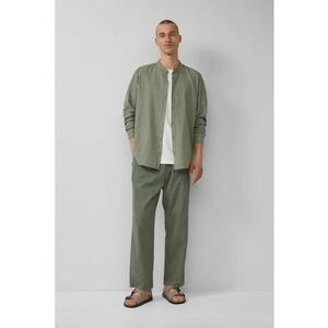 Pantaloni din amestec de in cu snur imagine
