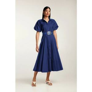 Rochie midi cu maneci scurte imagine