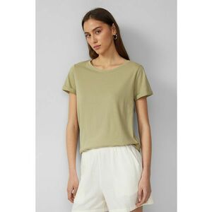 Tricou uni cu decolteu rotund imagine