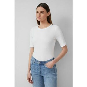 Tricou cambrat cu model uni imagine