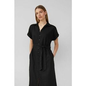 Rochie-camasa midi din amestec de in imagine