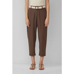 Pantaloni conici din amestec de in imagine