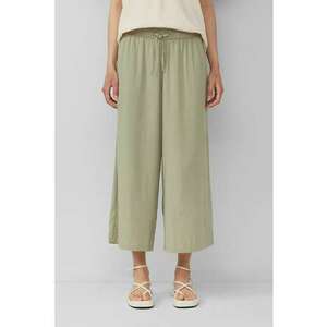 Pantaloni crop cu croiala ampla imagine