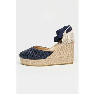 Espadrile din material textil cu talpa wedge imagine