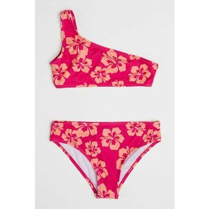 Costum de baie in doua piese cu model floral imagine