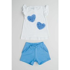 Set de tricou si pantaloni scurti din amestec de bumbac - 2 piese imagine
