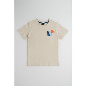 Tricou din bumbac cu imprimeu discret imagine