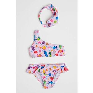 Set de costum de baie in doua piese si bandana - 3 piese imagine