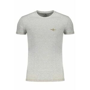 Tricou barbati - 95% bumbac - 5% elastan - Gri - SCOTI003J508 imagine