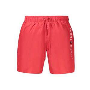 Pantaloni scurti barbati pentru inot original logo - regular fit - rosu - imagine