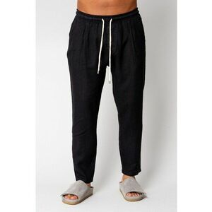 Pantaloni lung din IN cu snur Black I 17020 imagine