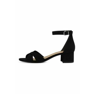 Sandale de piele intoarsa cu toc bloc imagine