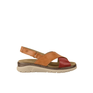 Sandale casual - dama - AIR FUNCTION SYSTEM - 12505VT rosu - piele naturala imagine
