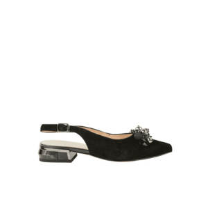 Pantofi casual - dama - K360012B negru - piele intoarsa imagine