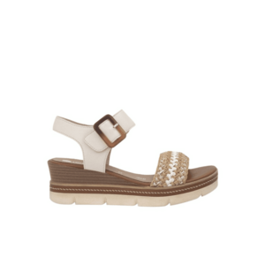Sandale casual - dama - D2L55-60 bej - piele ecologica D2L55-60 imagine