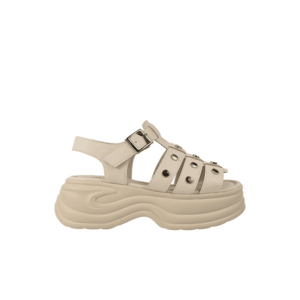 Sandale casual - dama - DL40002 alb - piele naturala imagine