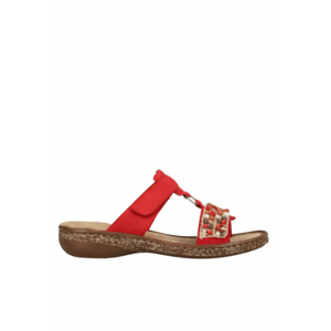Papuci casual - dama - ANTISTRESS - 62815-33 rosu - piele ecologica imagine