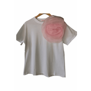 Tricou Alb Rose imagine