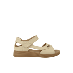 Sandale casual - dama - 50027 crem - piele naturala 50027 imagine
