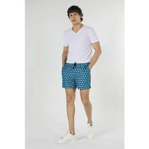 Short De Plaja De Barbati Albastru Regular Fit imagine