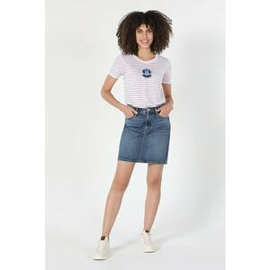 Fusta De Dama Albastru Slim Fit imagine