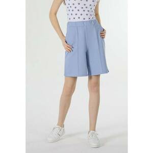 Short / Pantaloni Scurti De Dama Albastru Regular Fit imagine