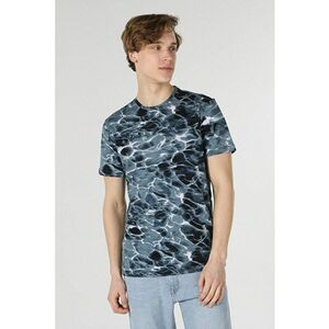 Tricou Cu Maneca Scurta De Barbati Albastru Regular Fit 321320 imagine