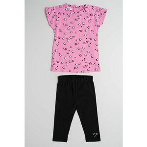 Set de colanti si tricou din amestec de bumbac - 2 piese imagine