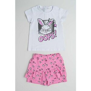 Set de tricou si fusta-pantalon din amestec de bumbac - 2 piese imagine