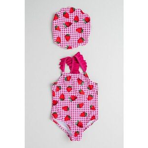 Set de costum de baie intreg cu model si bandana - 2 piese imagine