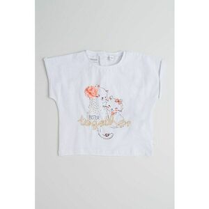 Tricou din amestec de bumbac cu model cu pisici imagine