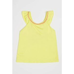 Top cu volane cu broderie imagine