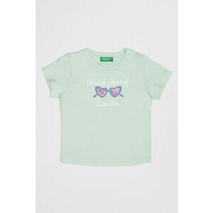 Tricou de bumbac cu paiete imagine