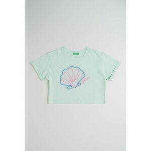 Tricou din bumbac cu broderie imagine