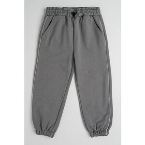 Pantaloni de trening din bumbac cu model uni imagine