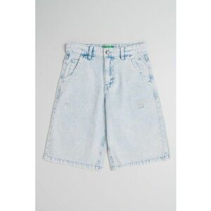 Bermude din denim cu talie inalta imagine