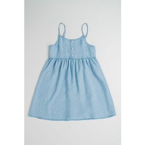 Rochie babydoll din chambray imagine